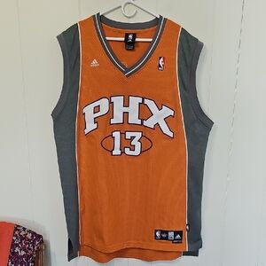 Adidas PHX Phoenix Suns Nash13 Orange Mesh Basketball Jersey XXL Length +2 NBA